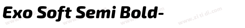 Exo Soft Semi Bold字体转换 Exo Soft Semi Bold字体转换